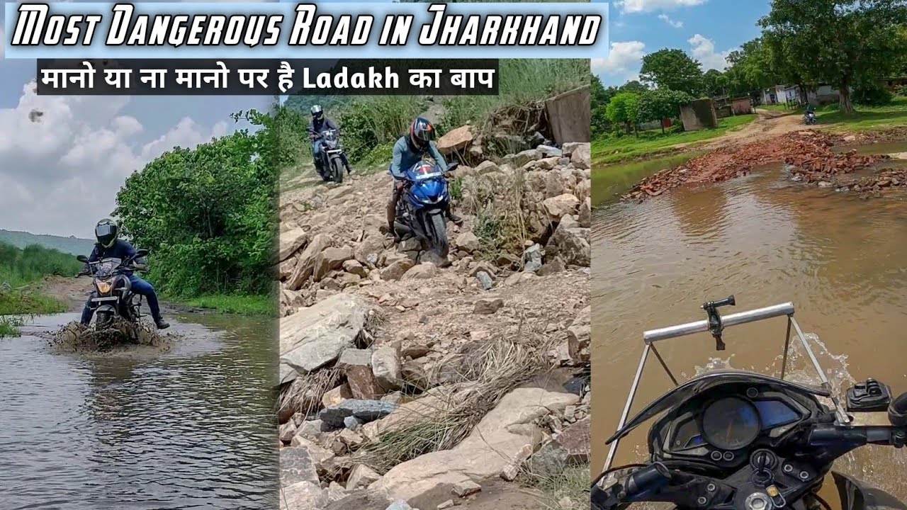 Masmohna Ride Ramgarh Hidden place in Jharkhand, Full off road, Waterfall Crossing Part-1
