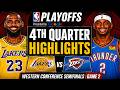 Shai GBA Goes Off Against Lakers | 4th Quarter