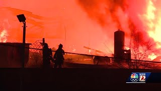 Evacuation recommendation extended for Winston-Salem residents near Weaver fertilizer plant fire