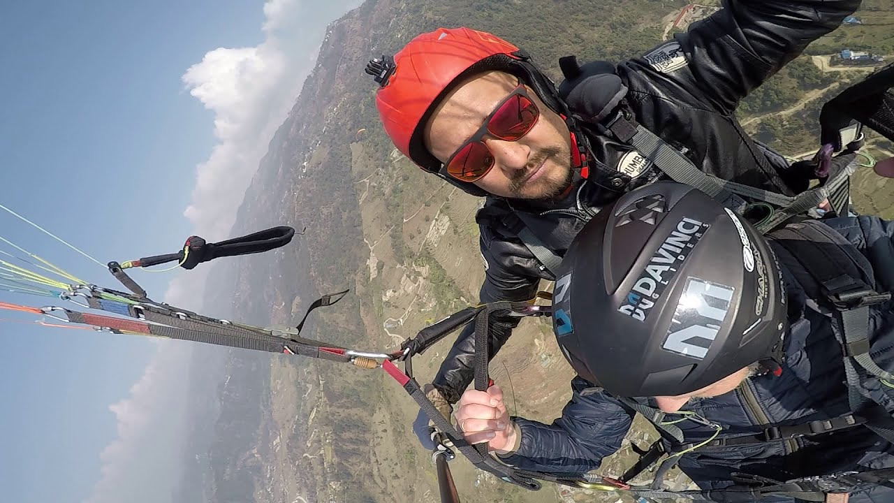 Paragliding Acrobatics  Pokhara, Nepal