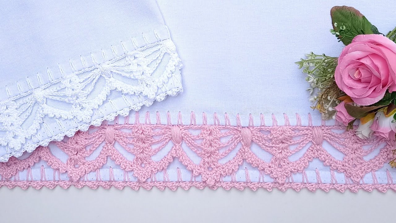 OLHA ESSA NOVIDADE EM BARRADO PARA PANOS DE PRATO #77 💐Por Ateliê Aline Silvaa