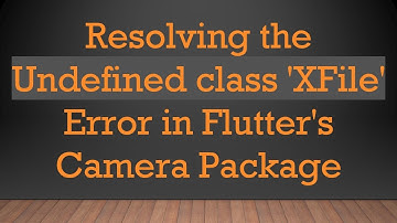 Resolving the Undefined class 