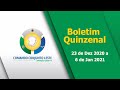 Boletim Quinzenal do Comando Conjunto Leste | 23 DEZ 2020 a 6 JAN 2021 | Op Covid-19 | TV CML