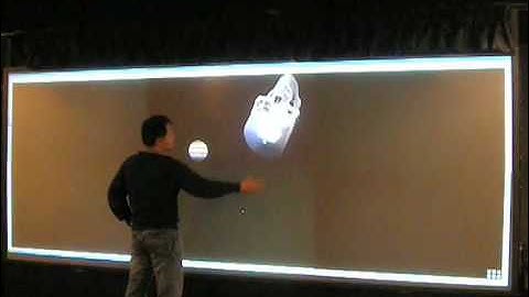Cobalt Test on a Multitouch Visualization Wall (October 2008)