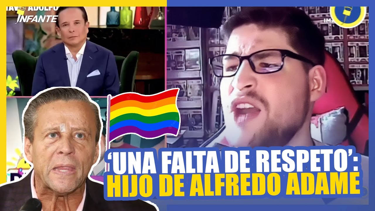 Hijo de Adame DECEPCIONADO porque su papá sea EMBAJADOR de marcha LGBT