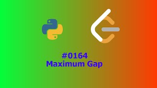 No Sound Leetcode 164: Maximum Gap