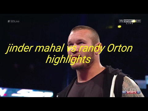 Jinder Mahal Vs Randy Orton (highlights Match)