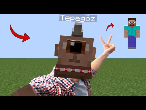 TEPEGÖZ İNSANA DÖNÜŞTÜ! - Minecraft