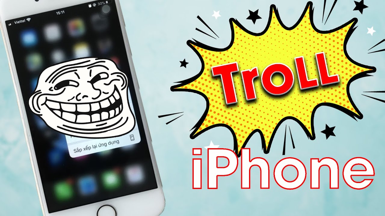 Các cách troll bạn bè bằng iPhone