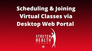 Scheduling & Joining Virtual Classes via Desktop Web Portal
