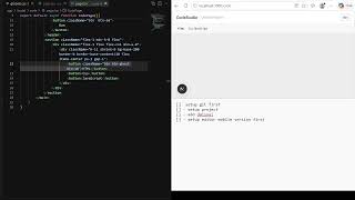 live coding - no talking - git | deployment | setup