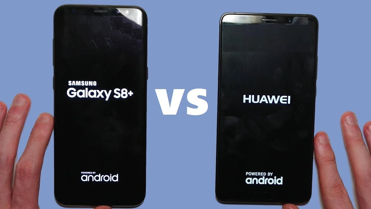 Huawei Mate 10 and Samsung Galaxy S8 Plus - Test of the Speed and Camera!