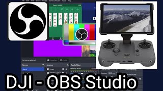 Dji RC 2 - Export to OBS Studio - USB C & HDMI/DVi