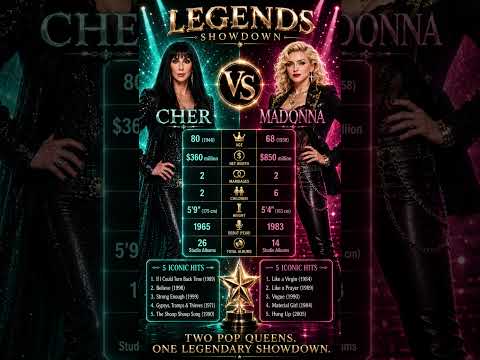 Video Cher vs Madonna Two Pop Legends, One Epic Showdown