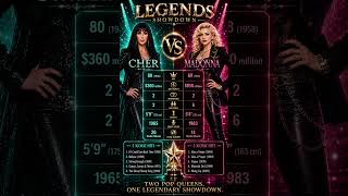Cher vs Madonna 🔥 Two Pop Legends, One Epic Showdown