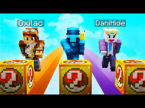 MEGA COBBLEMON LUCKY BLOCK RACE in Minecraft