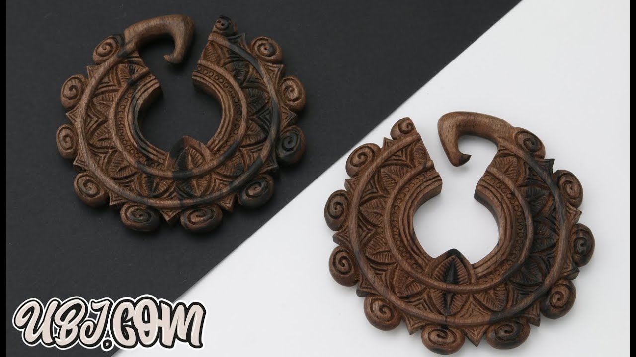Bullion Wooden Ear Weights | UrbanBodyJewelry.com