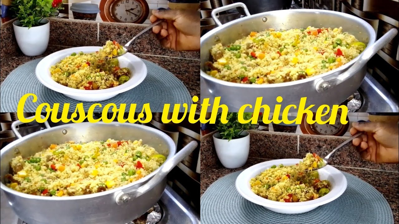 QUICK CHICKEN VEGETABLE COUSCOUS RECIPE /a must try dinner _ lunch