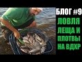 Ловля леща и плотвы на фидер на водохранилище. Рыбалка с Олегом Квициния : Vlog #9