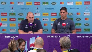 Ledesma and Matera speak to media after England match