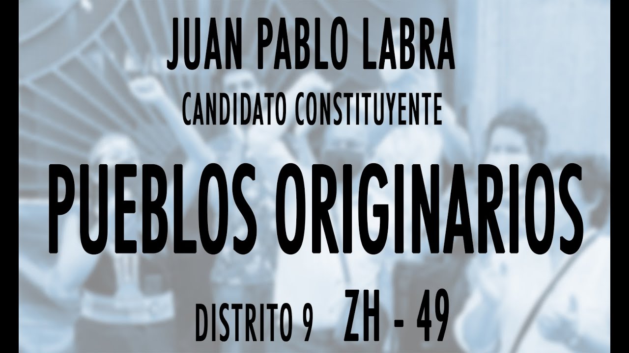 PUEBLOS ORIGINARIOS | JUAN PABLO LABRA, ABOGADO | CANDIDATO ...