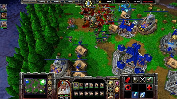 1 (Human) vs 1 Insane Computer AI (Human) | 50% handicap | Warcraft 3 Reforged