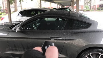 2017 mustang ecoboost open windows from remote