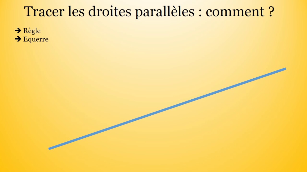 Comment Démontrer Que Deux Droites Sont Parallèles 4ème