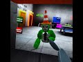 doing a challenge in scary baboon