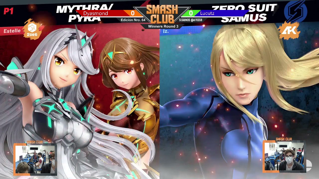 Smash Club #64 - Dyasmond (Mythra/Pyra) vs Lucutz (Zero Suit Samus) - Winners Round 3