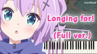 [Azur Lane: Bisoku Zenshin! OP] : Longing for! (Full ver.) Piano Arrangement