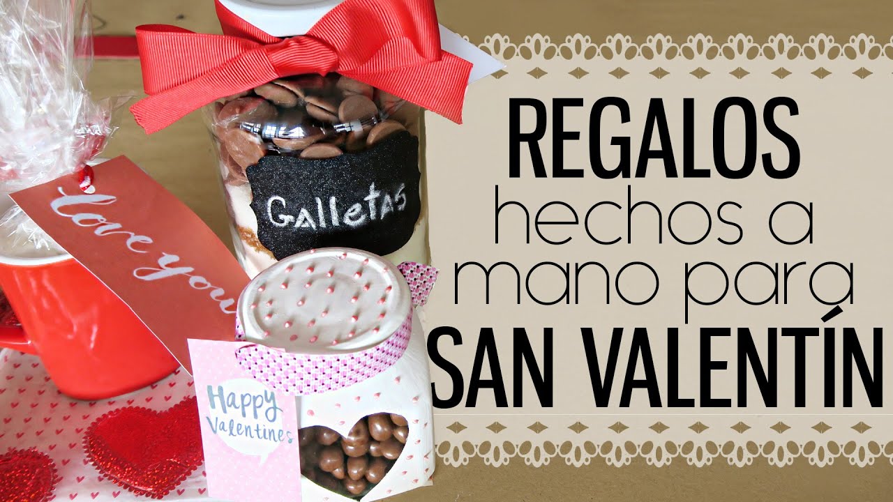 como hacer regalos de san valentin hechos a mano