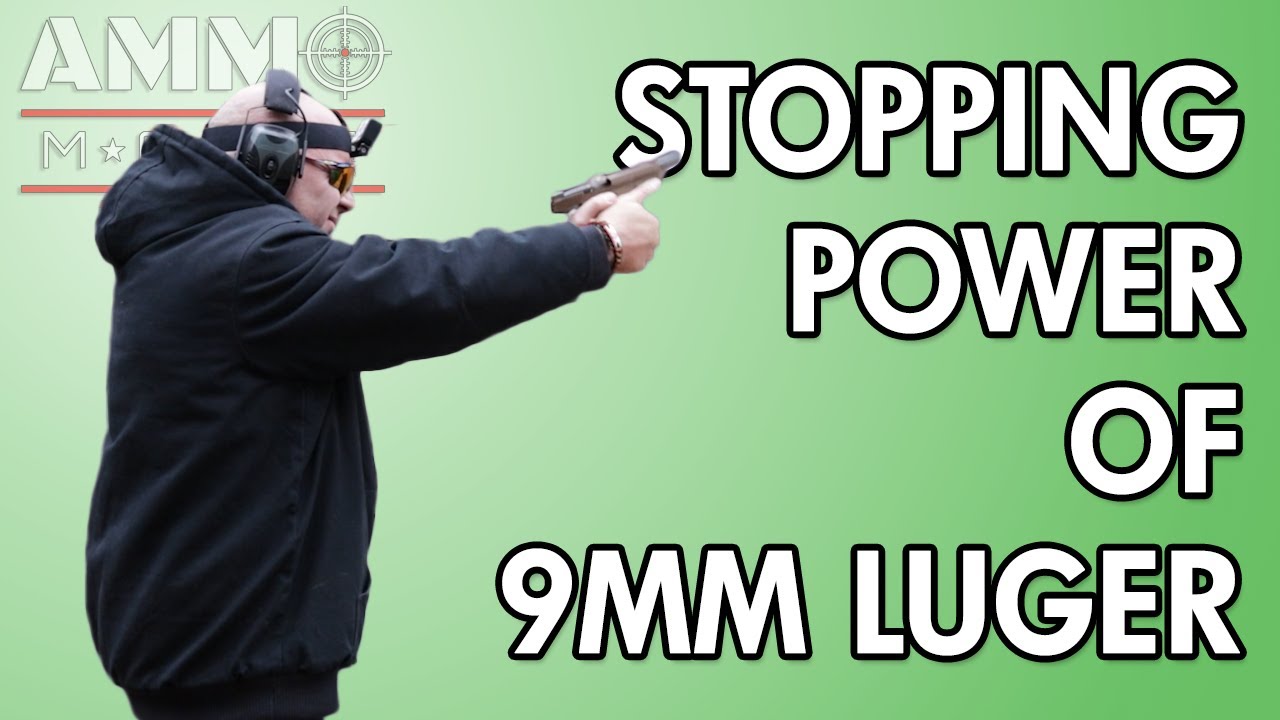Stopping Power of the 9mm Luger - YouTube