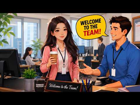 My First Day At My New Job | Easy English Story for Beginners (A1–A2)