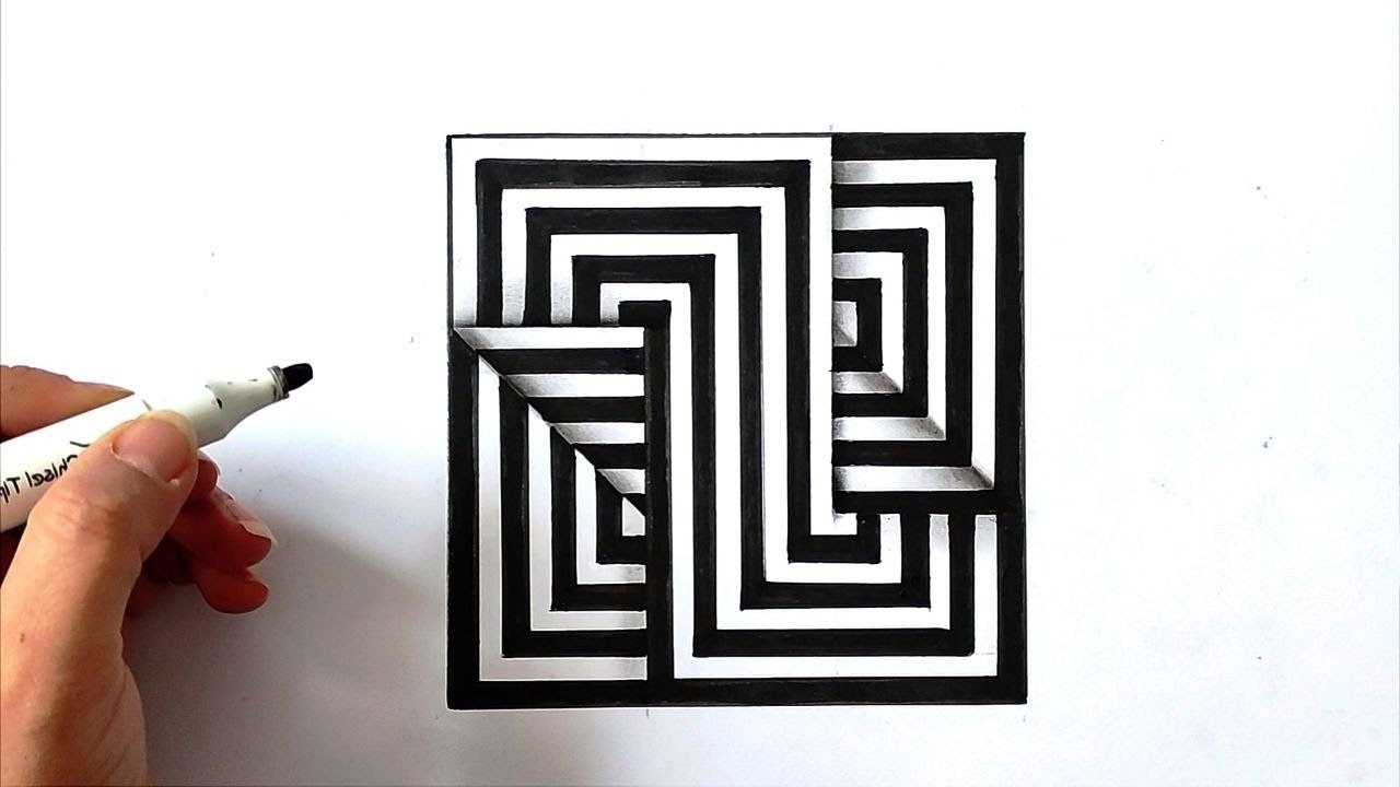The Secrets of Op Art that No One Shares With you ! | op art tutorial | optical illusion drawing