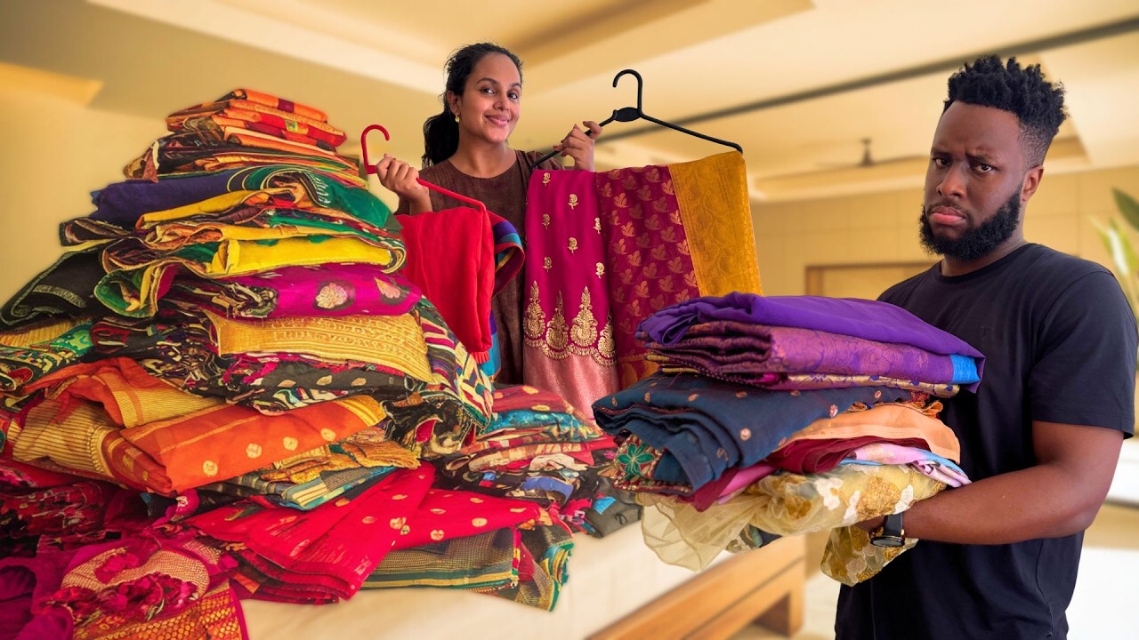 My Wife Showed Me Her Hidden Saree Collection!