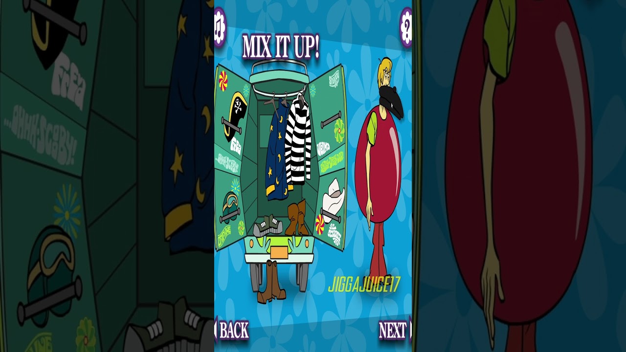 Scooby-Doo!: Dress Up Flash Game Gameplay