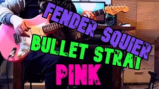 Is it any good??? Fender Squier Bullet Strat and it's PINK!! - YouTube