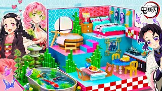 【鬼滅の刃】禰豆子の魔法の髪!? ハンドメイドで作るカップル＆柱のミニお部屋