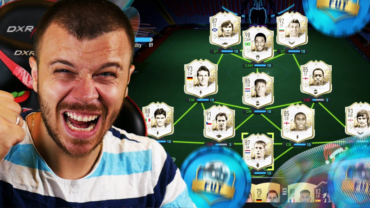 FIFA 22 ДРАФТ ОТБОР ОТ 11 ИКОНИ НЕРЕАЛНО с PRIME HRISTO STOICHKOV & PRIME PELE!