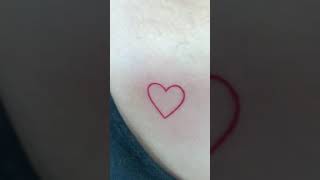 Red Heart Tattoo