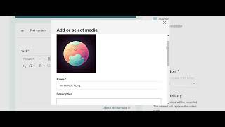 Navigating between pages, adding images, videos and text for the "Esep" project