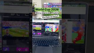 World Cup 2026 live stream setup to YouTube and Twitch