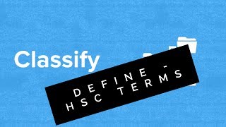 HSC Terms: Define