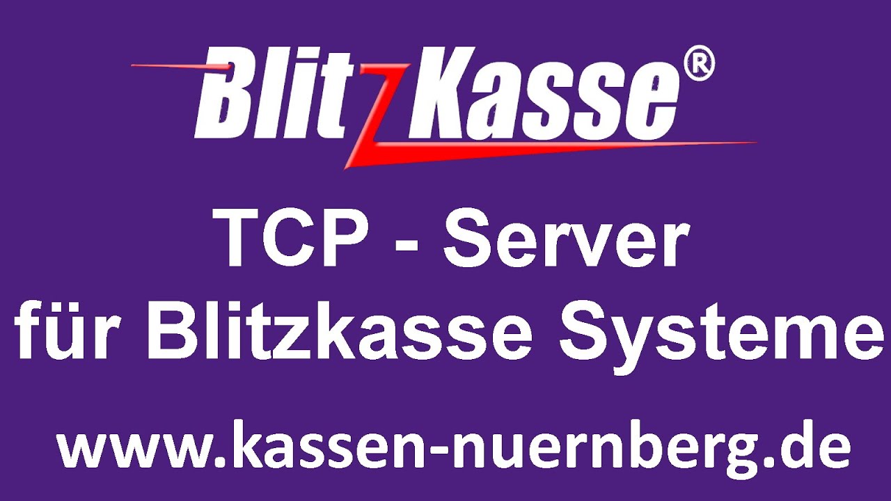 TCP-Server für Blitzkasse und ExpressKasse Kassensysteme