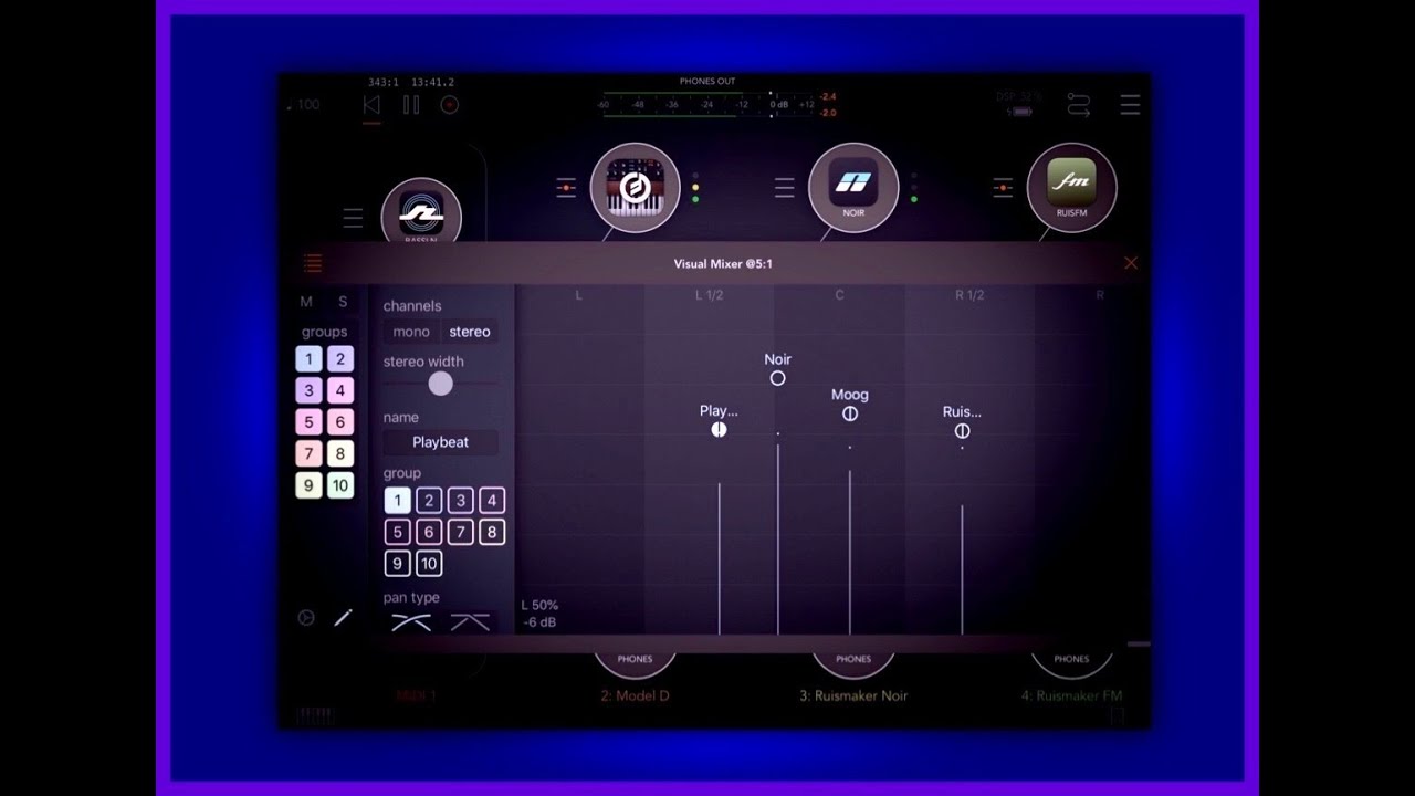 Visual Mixer by Blue Mangoo AUv3 Mixer Demo & Tutorial for the iPad YouTube