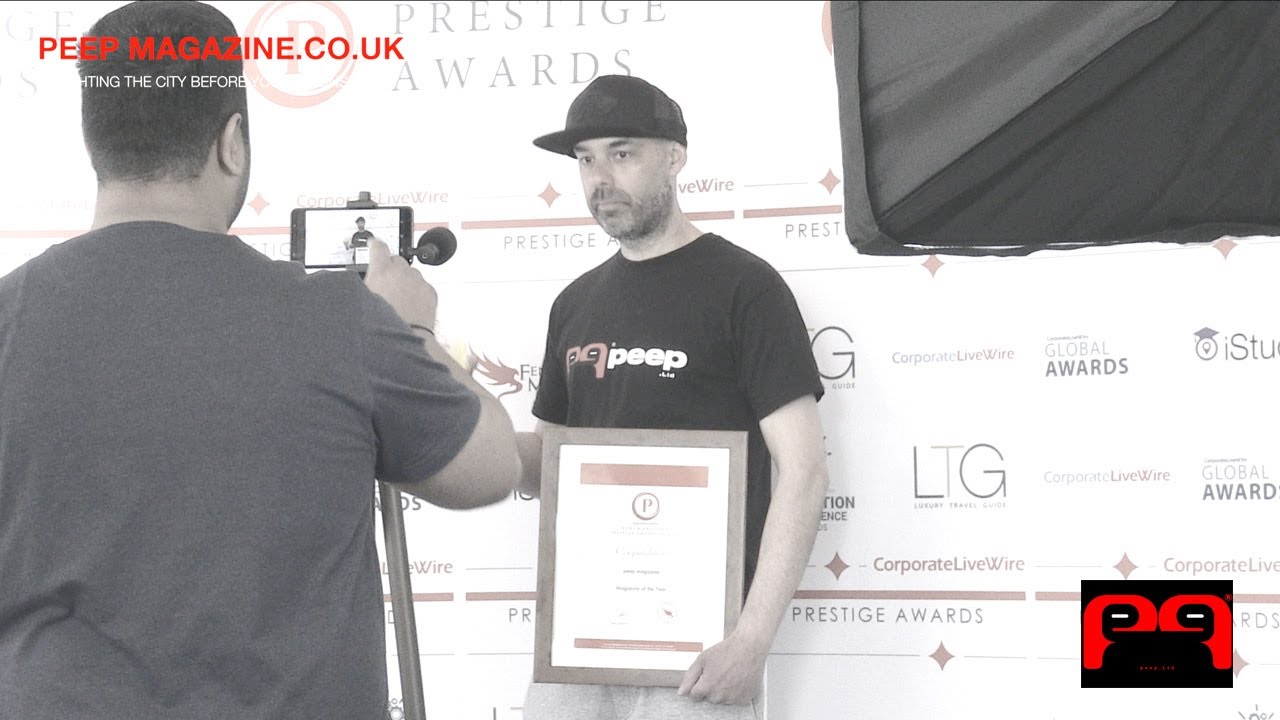 peep | Prestige Awards North England invitation Magazine of The Year peep magazine
