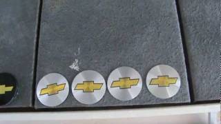 Chevy truck  wheel center cap Bow Tie  sticker replacements
