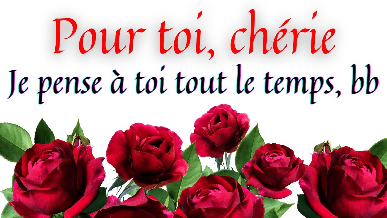 ✨ Pour toi, mon amour 💕 Un message sincère, tout droit venu de mon âme ❤️