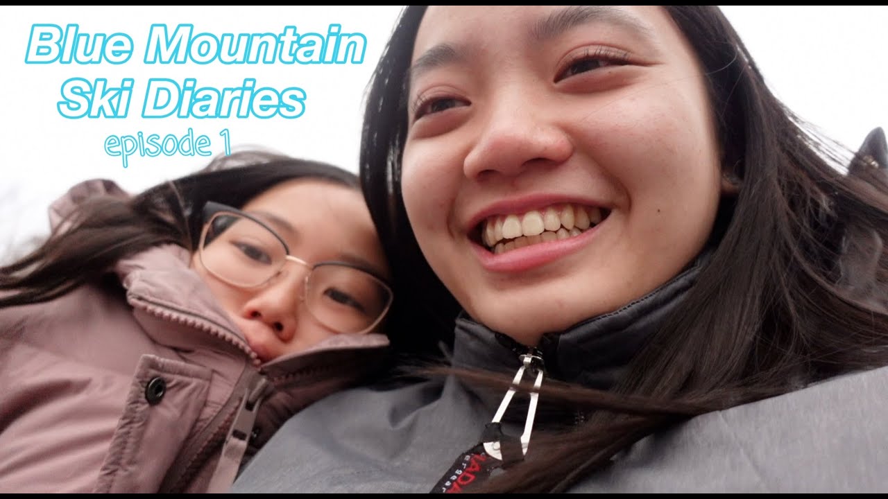 BLUE MOUNTAIN SKI DIARIES EP 1 | road trip, eating & friends ❤️‍🩹